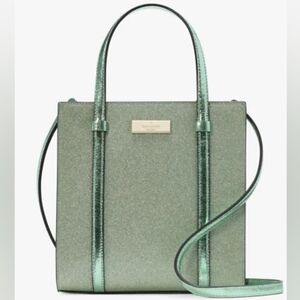 Kate Spade Shimmering Green Tote Kate Spade Kenzie Limited Edition Small ToteBag